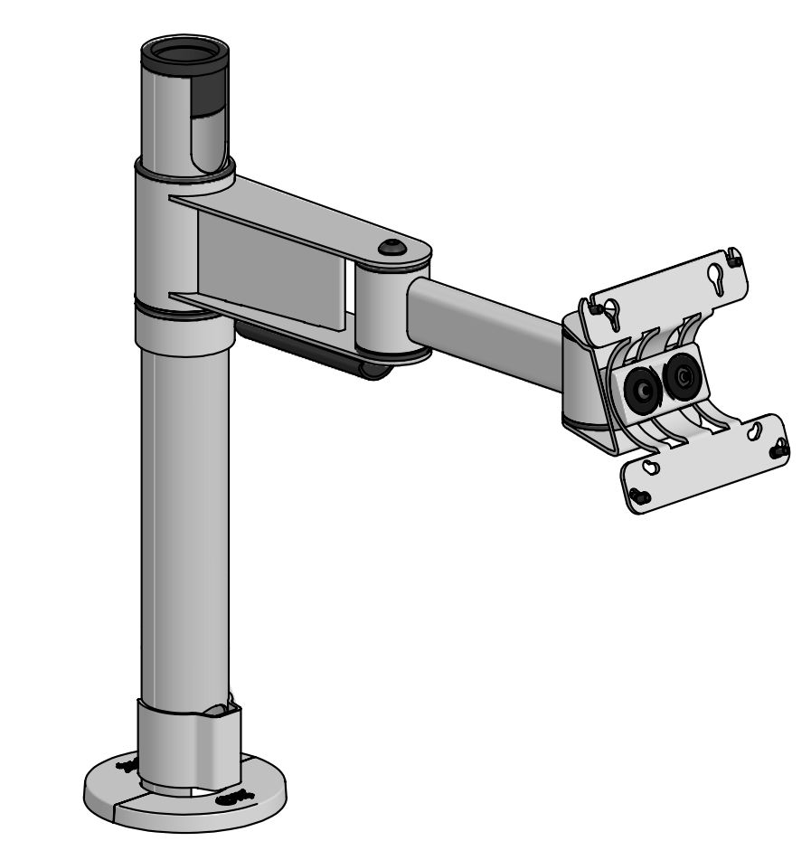 Keep Ergonomic Solutions Spacepole Arc Vesa Mount With