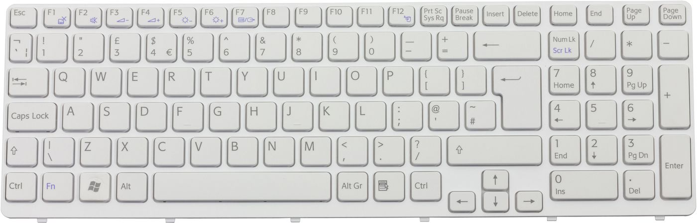 Sony 149032911 Keyboard ENGLISH 