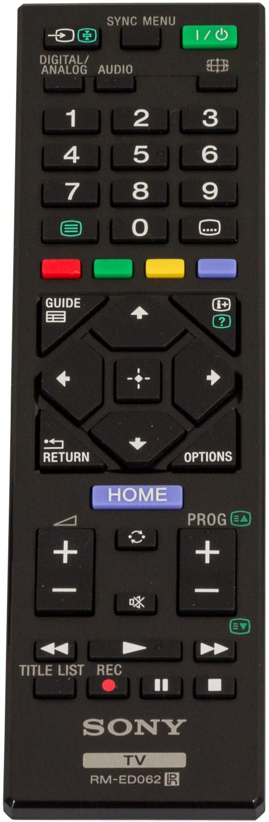 Sony 149271811 REMOTE RM-ED062 TCN 17TV018 