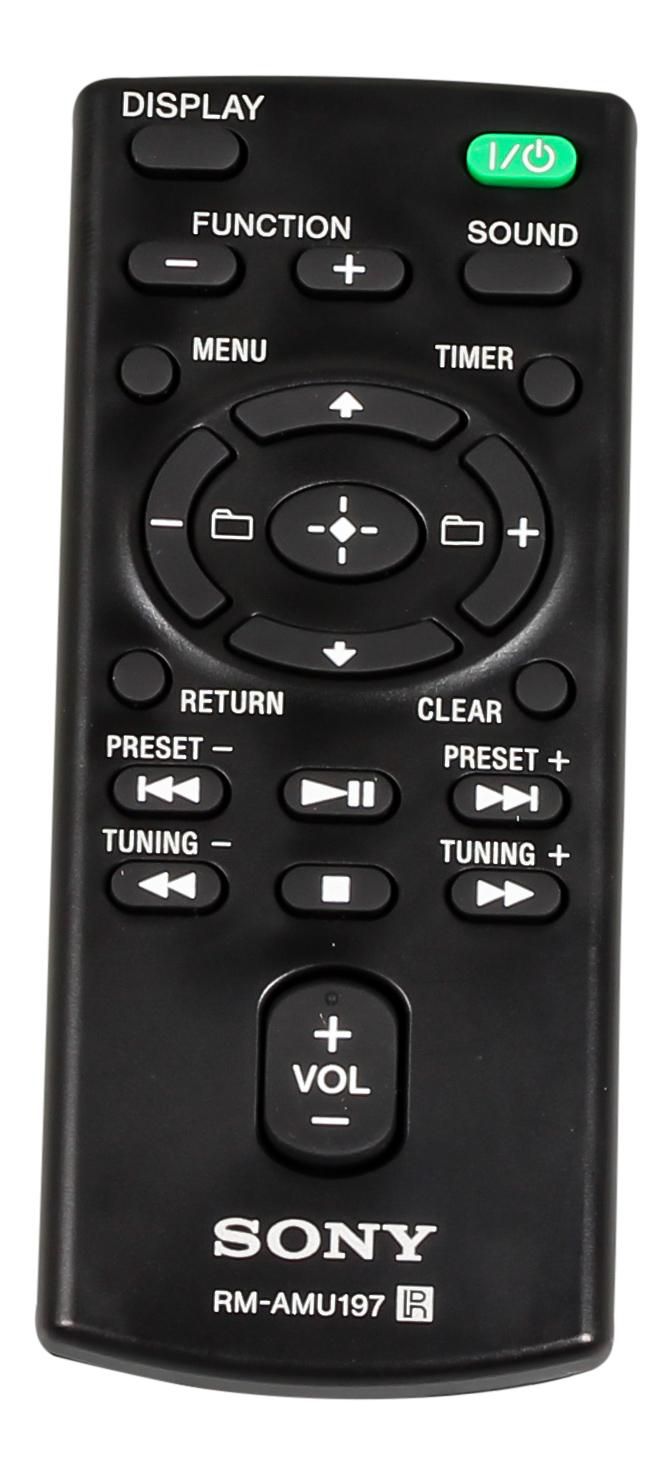 Remote Commander (RM-AMU197) - 149274511