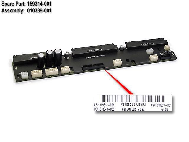 3-Bay HDD Cage/Backplane with - 159314-001