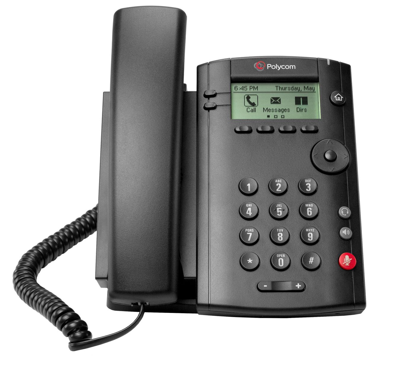 Poly 2200-40250-025 VVX101 1LINE DESKTOP PHONE POE 