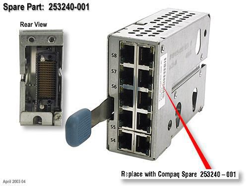 10-Port RJ45 Patch Panel