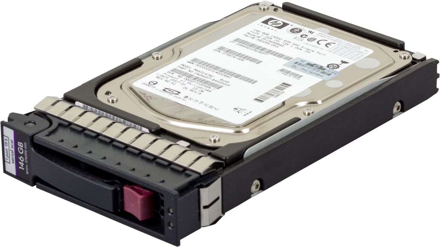 146.8Gb 15K RPM 3.5 SAS HDD