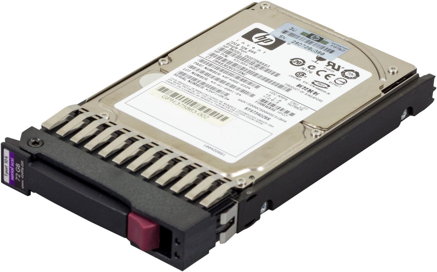 72Gb SAS 10K RPM Hard Drive