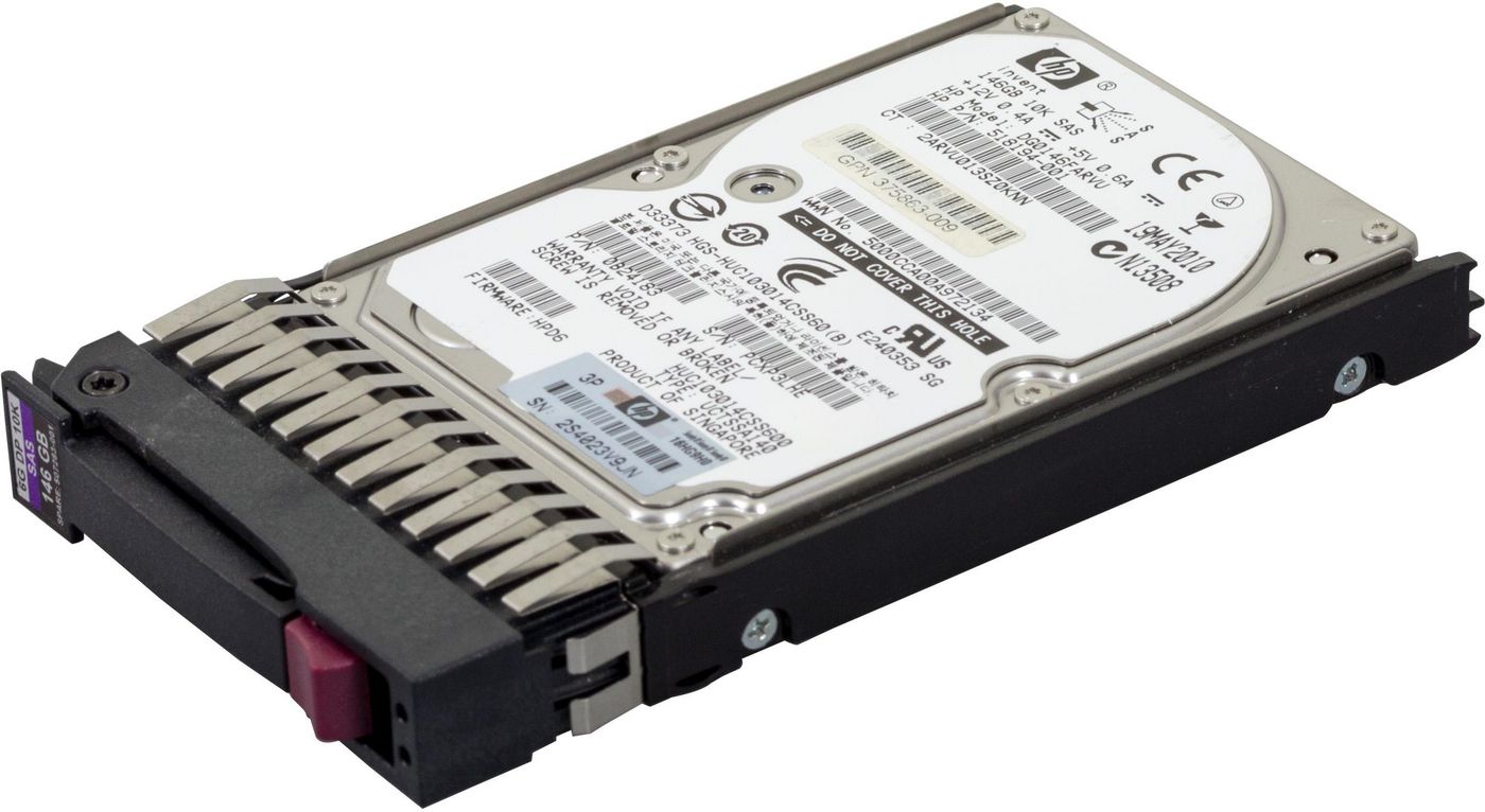146Gb SAS 10K 2.5" SFF DP HDD