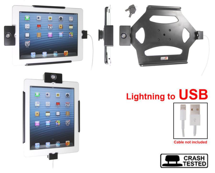 Holder with lock. For cable