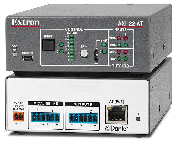 2 Input, 2 Output Dante Audio - 60-1627-11