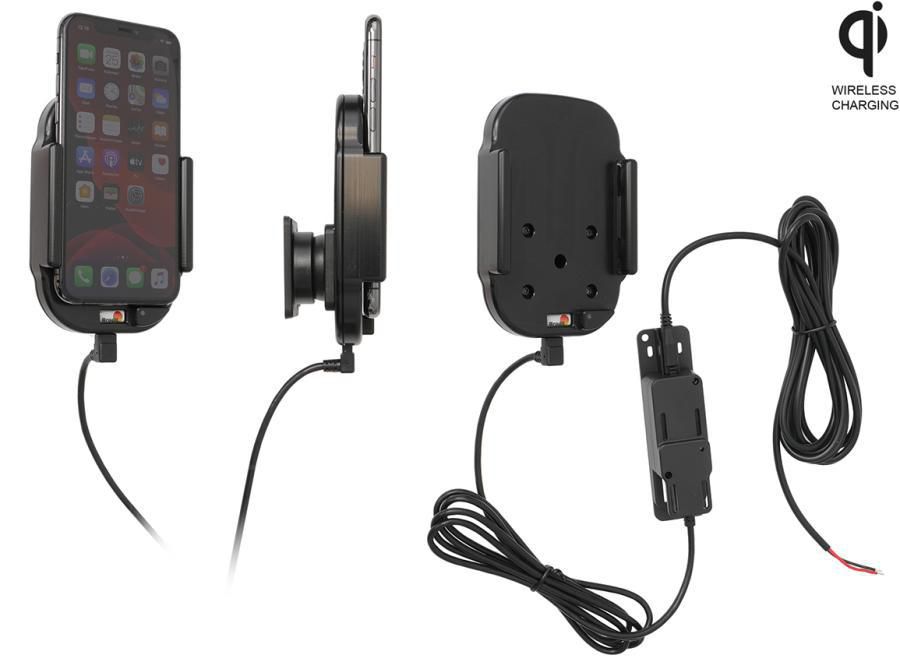 Qi wireless active holder for