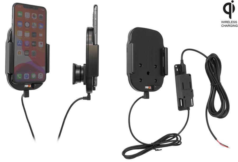 Qi wireless active holder for