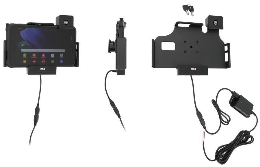 Brodit 736224 supporto per personal communication Supporto attivo Tablet/UMPC Nero (Holder with lock - 736224 Tablet/UMPC Activ