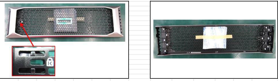 2U server bezel for ProLiant