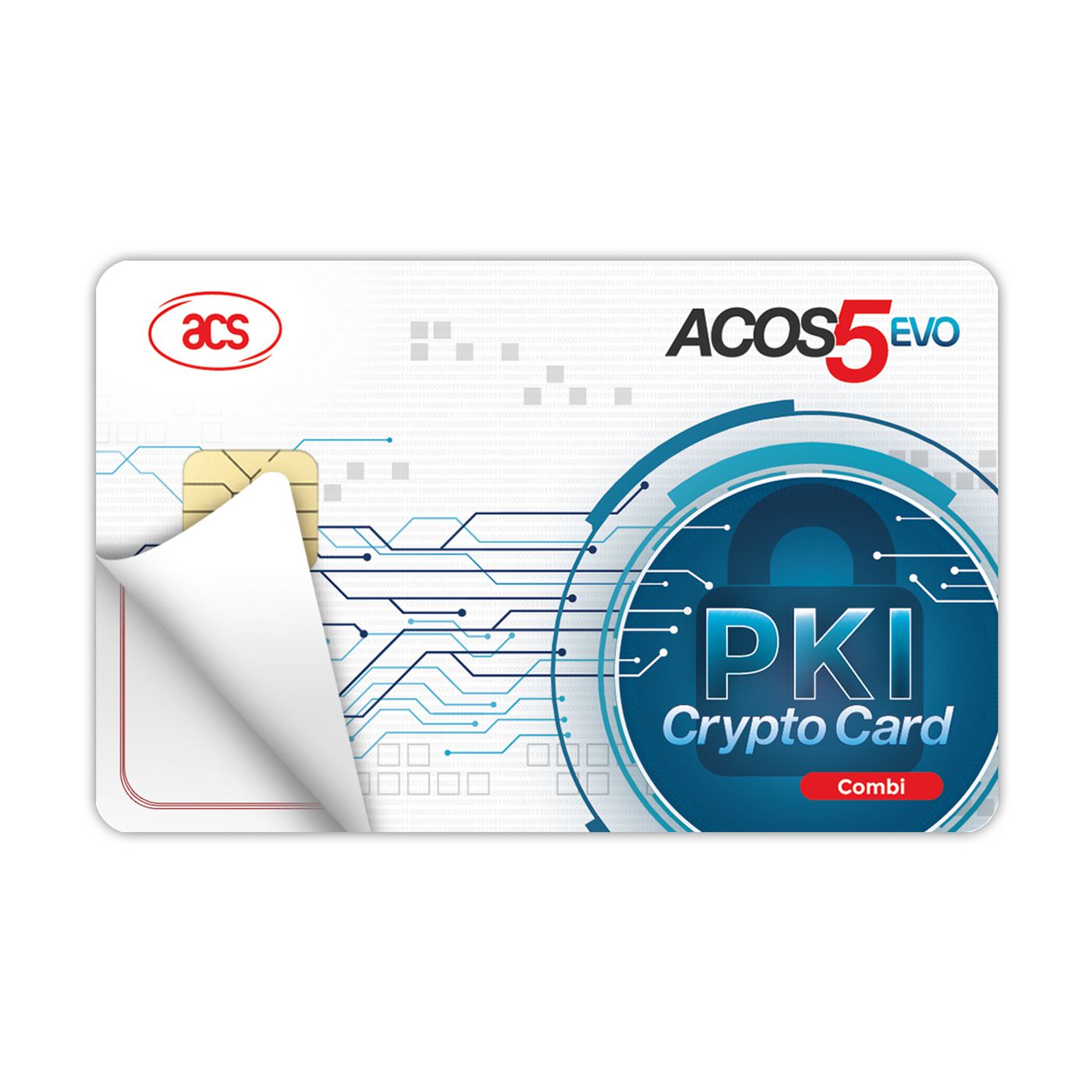 ACS ACOS5-K1K W125787705 PKI Smart Card Combi 