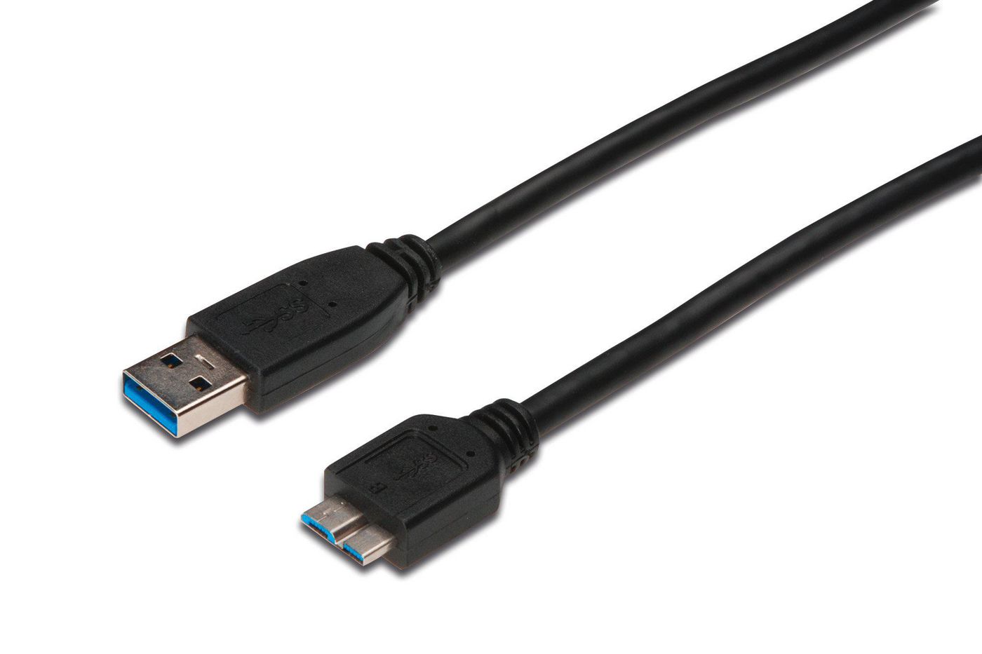 DIGITUS Kab USB3.0 A/Micro-B M/M 0,25m schwarz