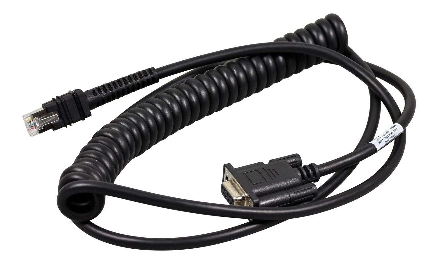 Zebra CBA-R71-C09ZAR Cable, RS232, DB9, coiled 