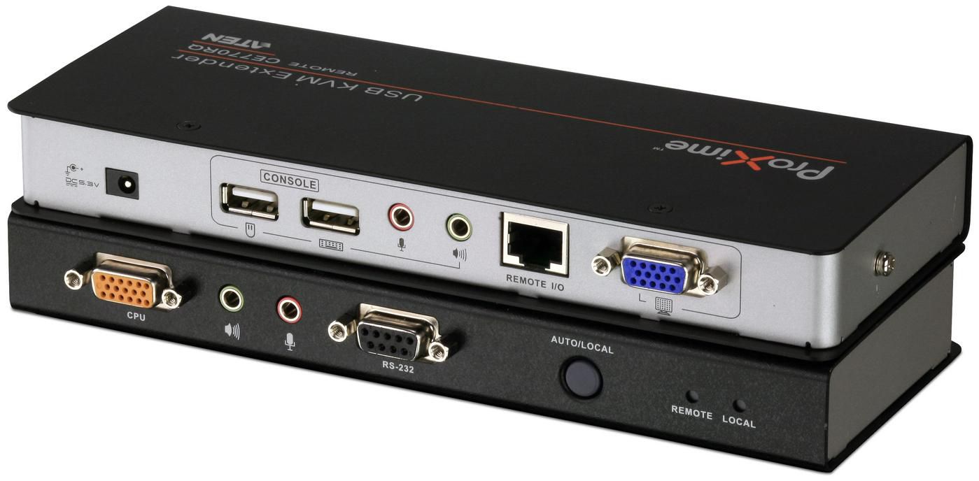 ATEN KVMエクステンダー USB/VGA/オーディオ/カテゴリ5e (1,280×1,024@200m) CE750A ATENジャパン(株) 