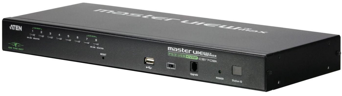 KVM Switch 8-port USB & Ps/2 + USB Port Remote User Access