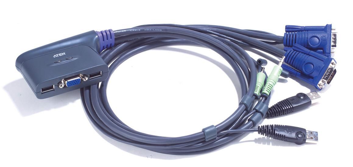 CS62US 2-Port Cable KVM Switch