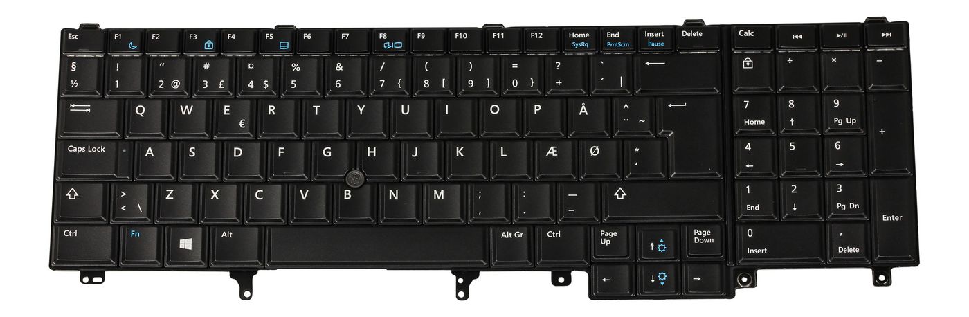 Dell G20FD-RFB W129054122 Keyboard, Danish, 105 Keys, 