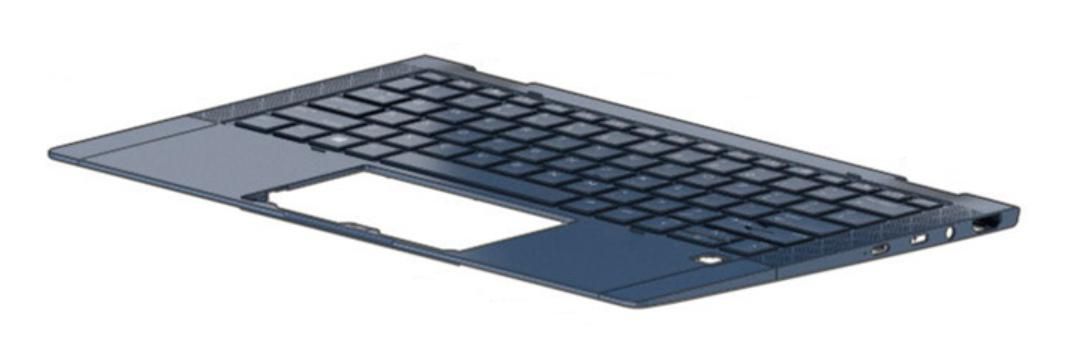 HP L74116-051 W125603293 Topcover WKeyboard BL FR 