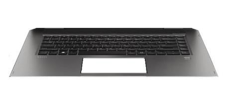 HP I SPS-TOP COVER W/KB CP BL GRK SVR