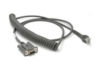 Zebra CBA-R37-C09ZBR W125655014 CABLE - RS232: DB9F, 9FT 
