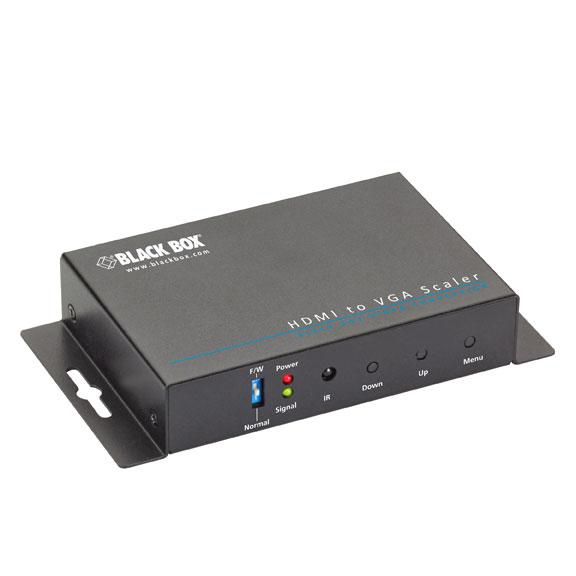 BLACK BOX HDMI-to-VGA Scaler and Converter w/Audio