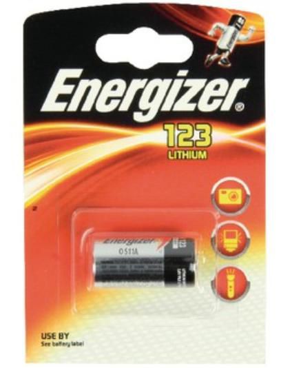 Energizer 7638900052008 Battery CR123 Lithium 1-pak 