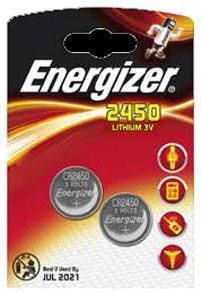 Energizer 638179 LITHIUM CR2450 2PK 