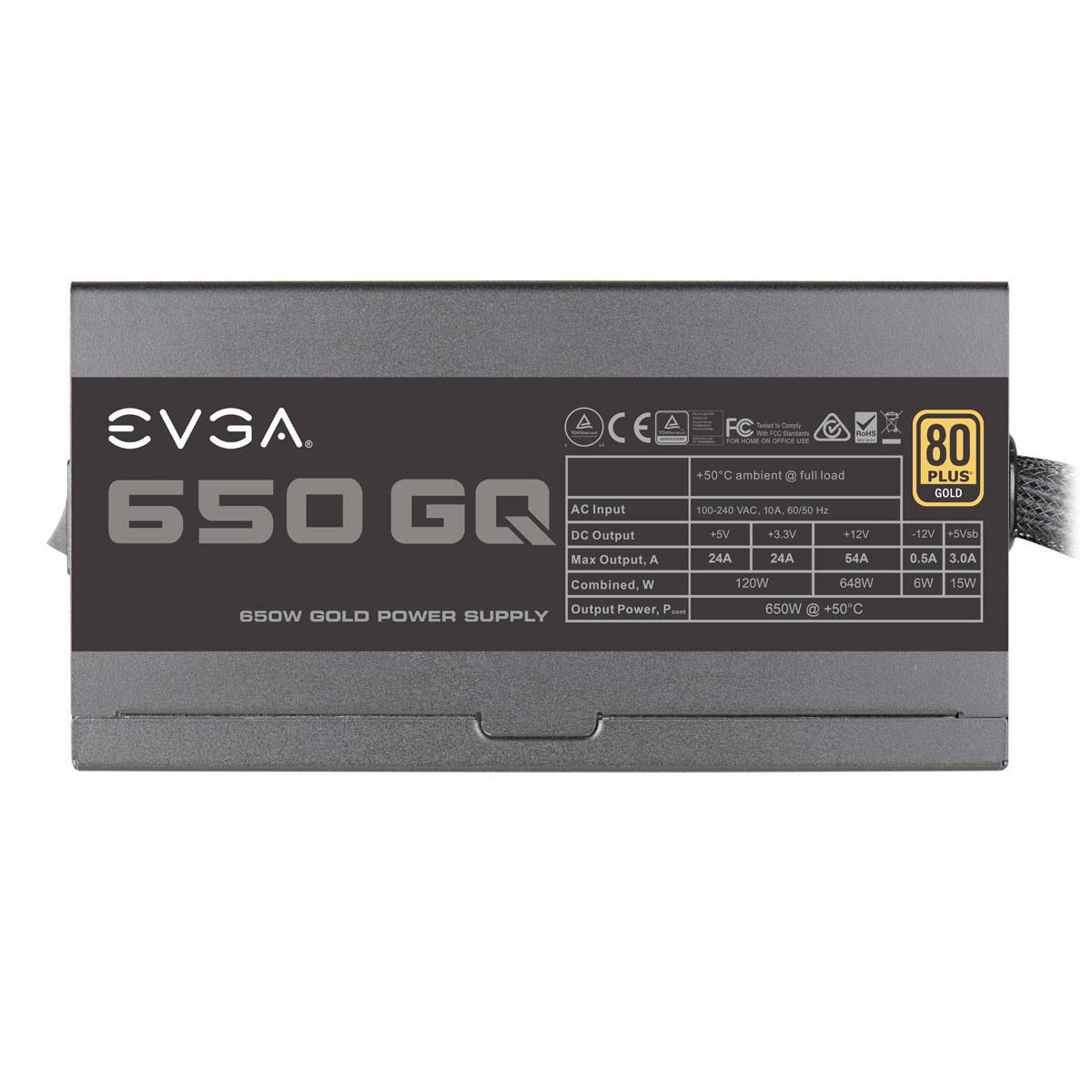 EVGA 210-GQ-0650-V2 650W SuperNOVA 650 GQ Modular 