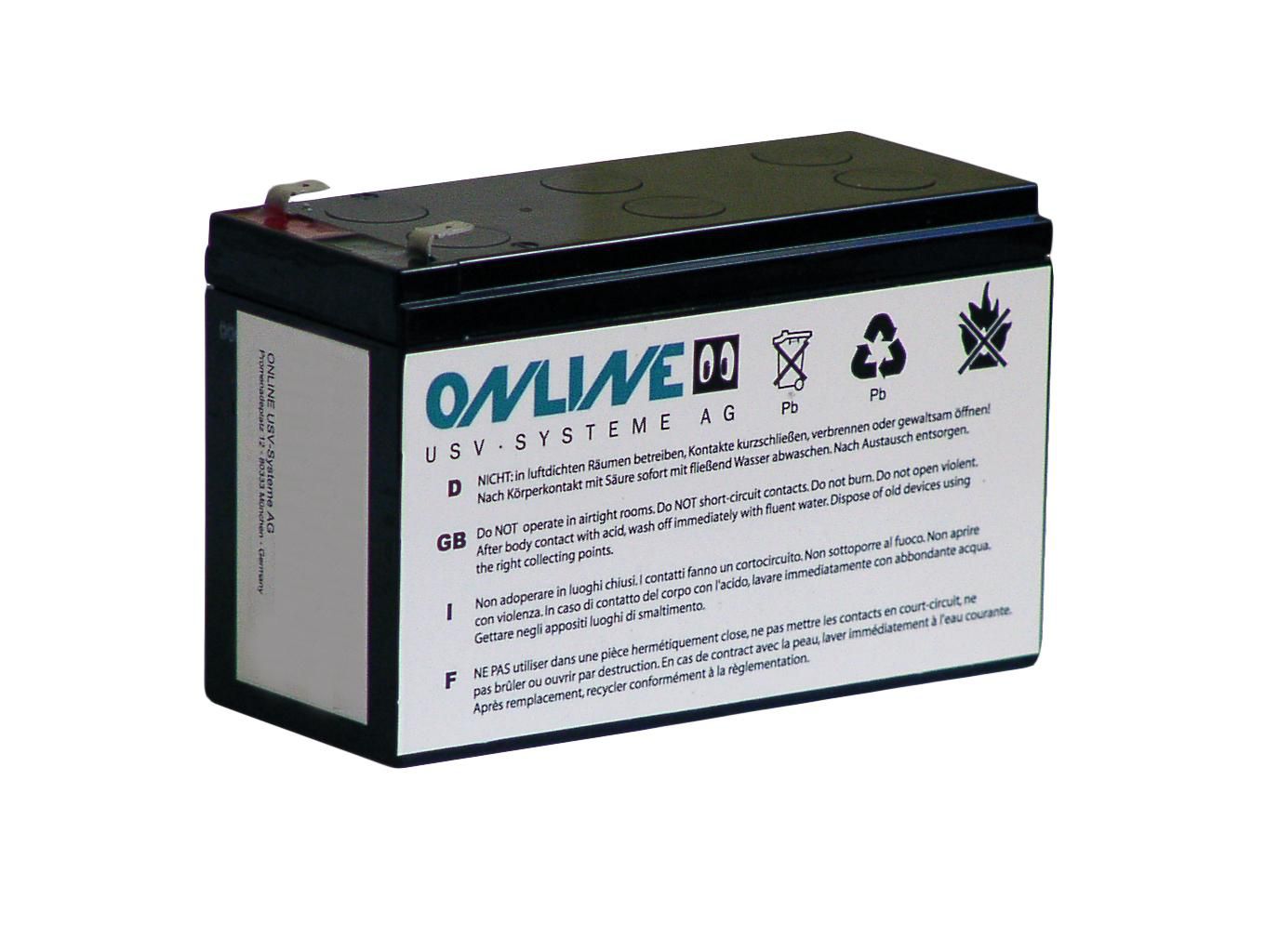 Online-USV-Systeme BCZA2000 Repla.Battery for 