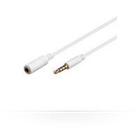 Audio Cables 3.5mm 4-pin M-f 5m White