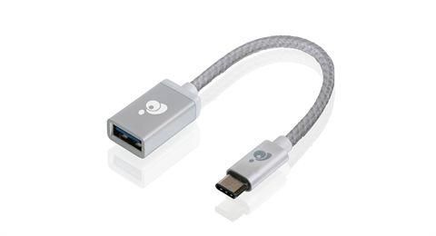 IOGEAR G2LU3CAF10-SIL USB-C To USB TYPE-A, Silver 