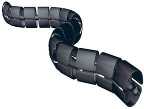 Bachmann 930.049 Cable conduit - black - 76cm 