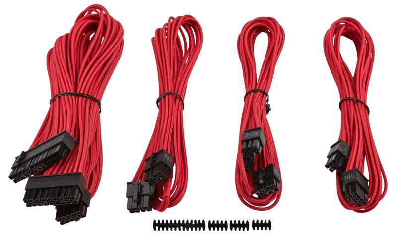 Corsair CP-8920145 PSU CABLE STARTER KIT RED 