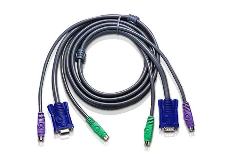 Aten 2L-5005PC 2L-5005P/C PS2 Cable 5m 