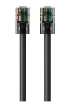 Belkin RJ45-RJ45, Cat6, cavo di rete da 2 m Nero