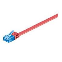 Patch Cable - CAT6a - Utp - 1m - Red - Flat Cable