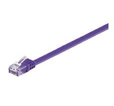 MICROCONNECT U/UTP CAT6 15M Purple Snagless (UTP615PBOOTED)