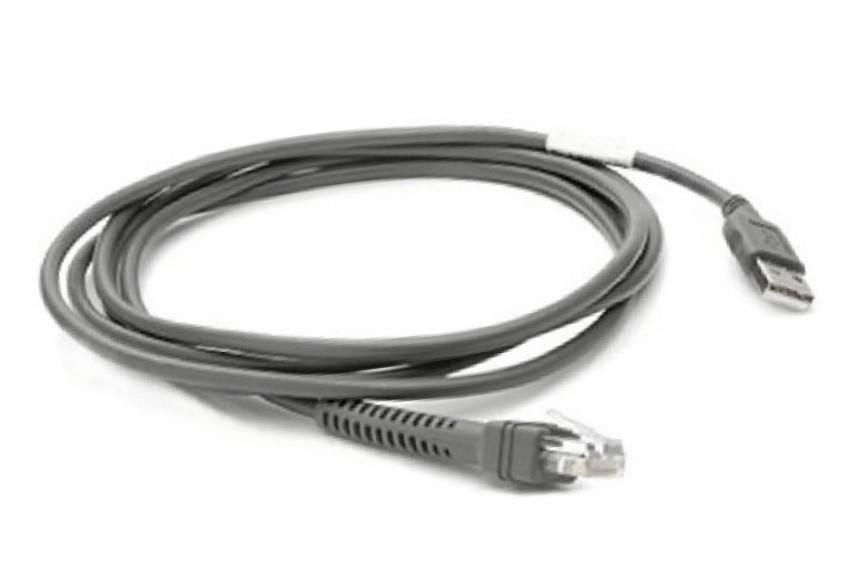 Zebra CBA-U21-S07ZBR Cable, USB, 2.1m, straight 