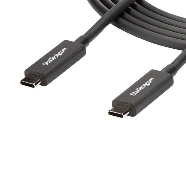 STARTECH.COM 2m Thunderbolt 3 USB C Kabel 40Gbit/s - Thunderbolt und USB kompatibel