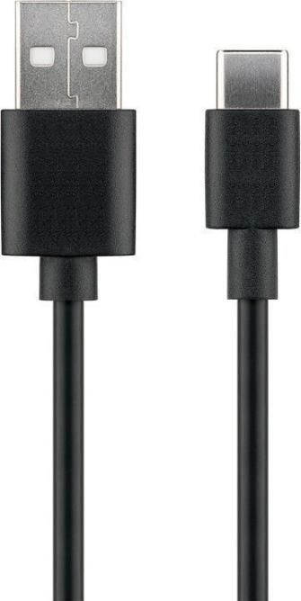 Charging And Sync Cable - USB3.1 C - USB2.0 Max.3a - 2m - Black