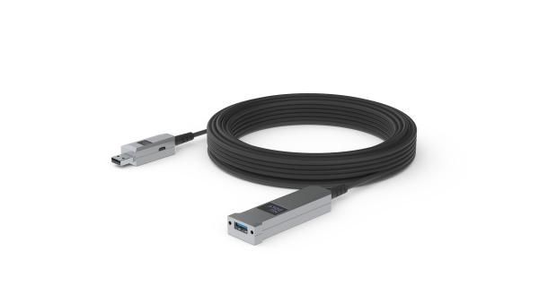 HUDDLY - USB-Kabel - USB Typ A (M) bis USB Typ A (W) - USB 3,1 Gen 1 - 5,0m - Active Optical Cable