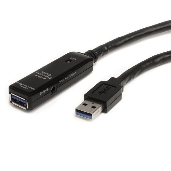 STARTECH.COM 5 m aktives USB 3.0 Verlängerungskabel - Stecker/Buchse - USB 3.0 SuperSpeed Kabel Verl