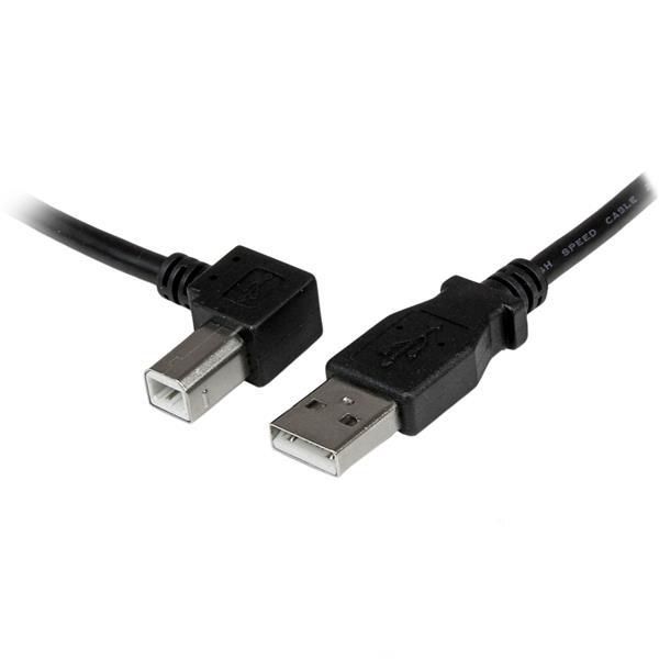 STARTECH.COM 1m USB 2.0 A auf B Kabel links gewinkelt - St/St - USB Druckerkabel