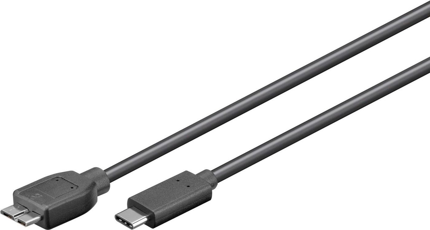 USB-c To USB3.0 Micro B 0.5m Black
