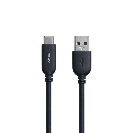 PNY C-UA-TC-K20-03 USB-A to USB-C 2.0 Black Cable 