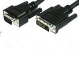 MICROCONNECT Wentronic Goobay DVI-I/VGA FullHD Kabel, Schwarz, 3 m DVI-A-Stecker (12+5-Pin) > VGA-St