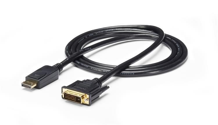 STARTECH.COM 1,8m DisplayPort auf DVI Kabel - Stecker/Stecker - DP zu DVI Adapter/ Koverter - 1920x1