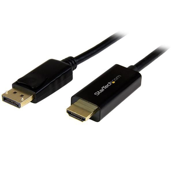 STARTECH.COM DisplayPort auf HDMI Kabel - 5m - DP zu HDMI Adapter mit Kabel - Ultra HD 4K 30Hz - St/